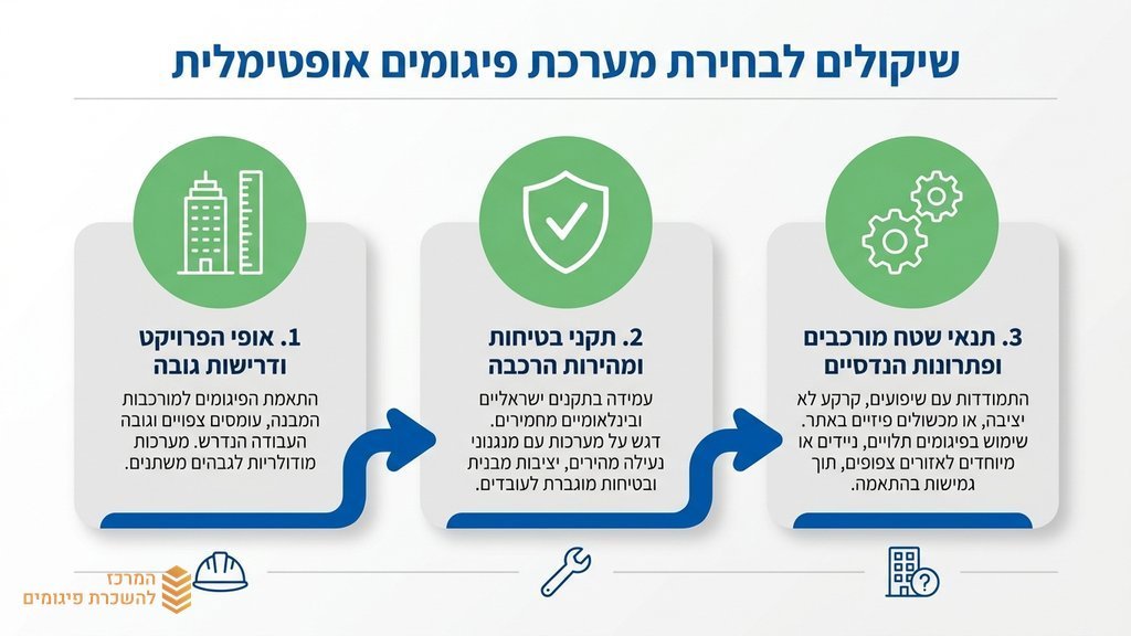 תכנון הנדסי של פיגומים לפרויקט בנייה