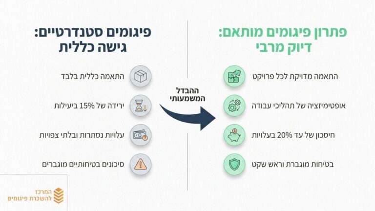 פיגומים מותקנים על חזית בניין בשלבי בנייה