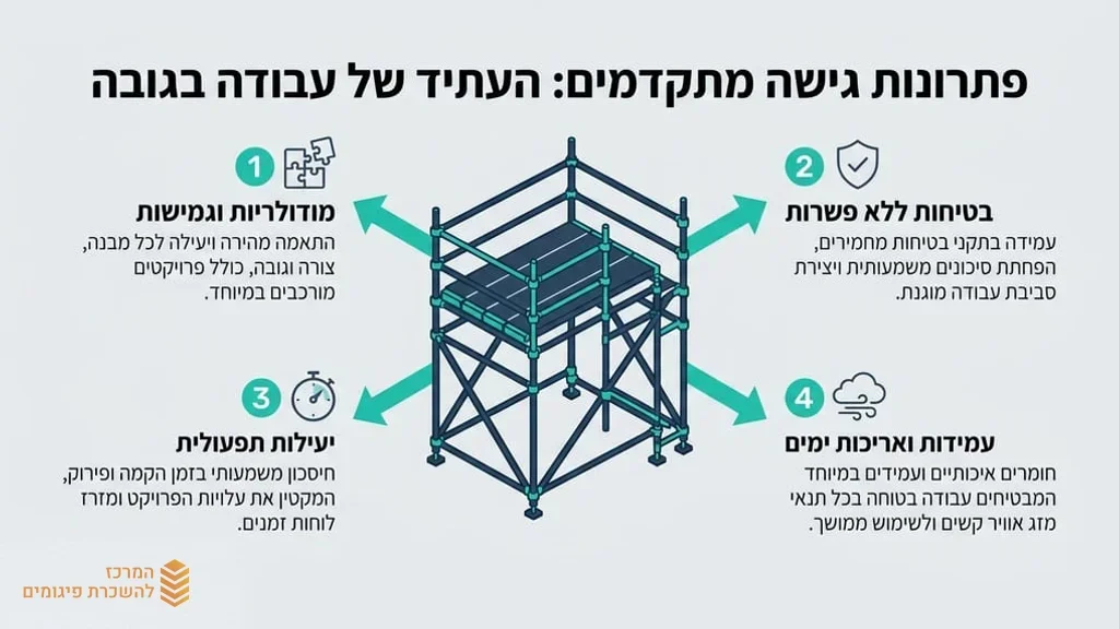 פיגומים בבנימינה באתרי בנייה