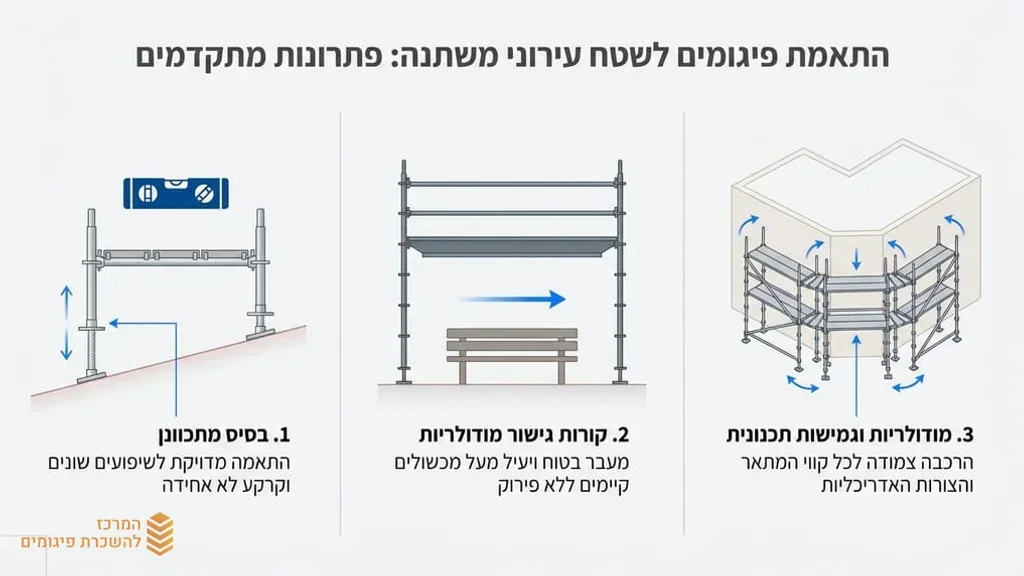 התקנת פיגומים ברמת השרון