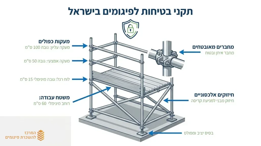 תקני בטיחות של פיגומים לעבודות גובה