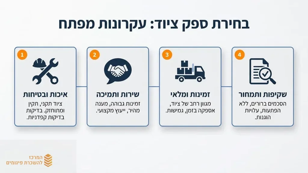 חלקי מתכת מקצועיים מסודרים לבדיקת איכות לפני הרכבה